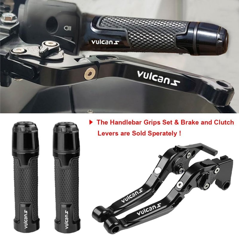 FREAXLL 2pcs Foldable Motorcycle Brake Clutch Levers Set for Vulcan S 2015-2020 Vulcan S SE 2017 Vulcan S Cafe Light Tourer/Cafe/Sport 2018+(Black) - Image 3